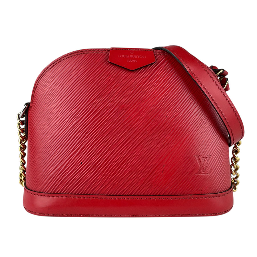 ルイ ヴィトン LOUIS VUITTON ショルダーバッグ エピ アルマMINIチェーン エピレザー コクリコ レディース M51404 送料無料【中古】 z9061