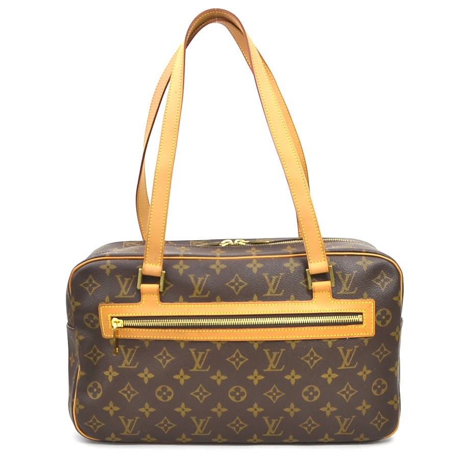 ルイ ヴィトン LOUIS VUITTON ショルダーバッグ モノグラム シテGM モノグラムキャンバス ブラウン ゴールド レディース M51181 送料無料【中古】 e61662a