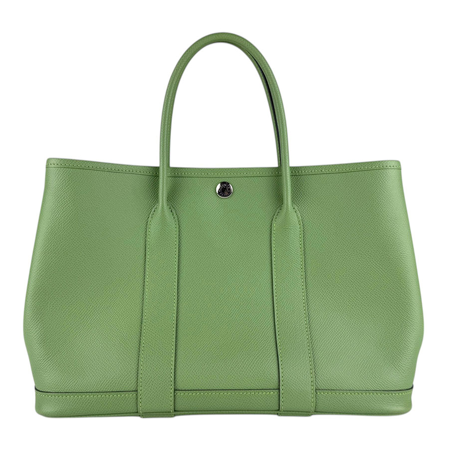 エルメス HERMES ハンドバッグ ガーデンパーティTPM ヴォーエプソン ヴェールクリケット レディース 送料無料【中古】 z9212
