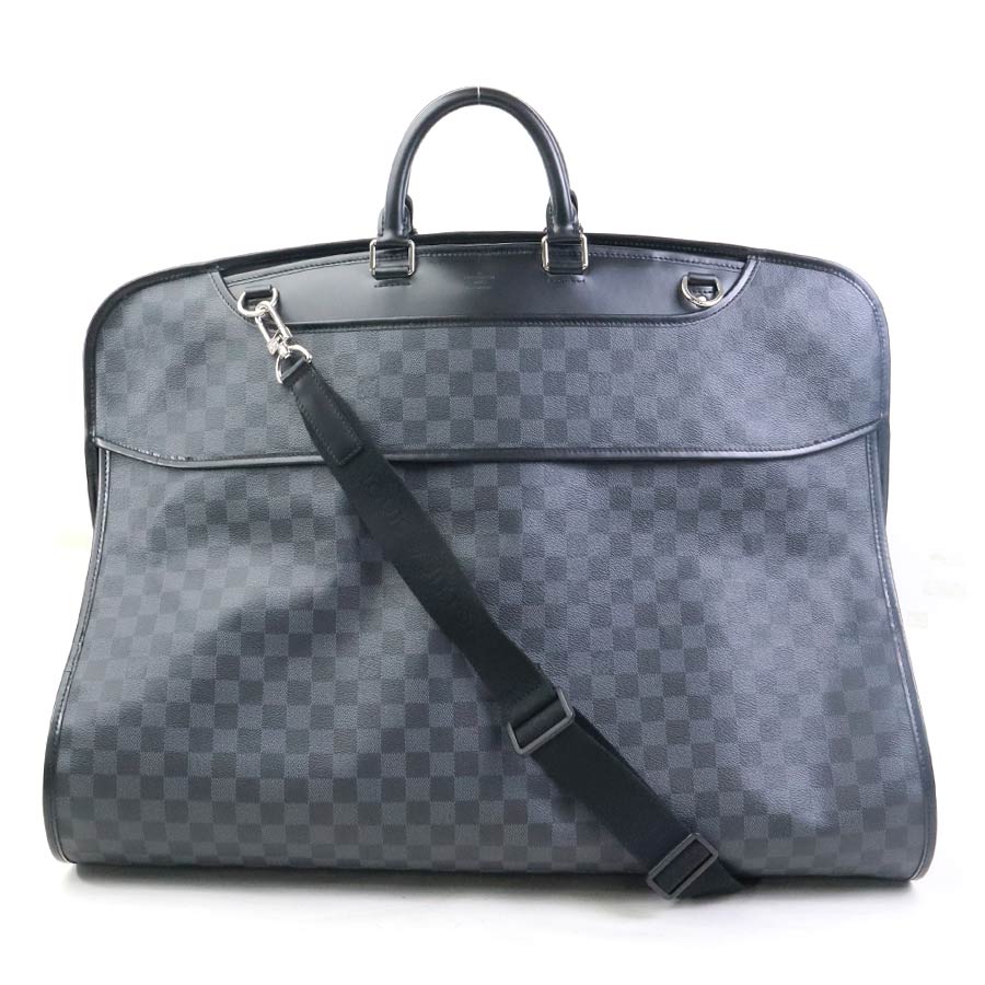 ルイ ヴィトン LOUIS VUITTON  ガーメントケース ガーメントカバー ダミエ グラフィット ダミエグラフィットキャンバス 黒いこと メンズ N41383 貨物輸送無料【中古】 90249a