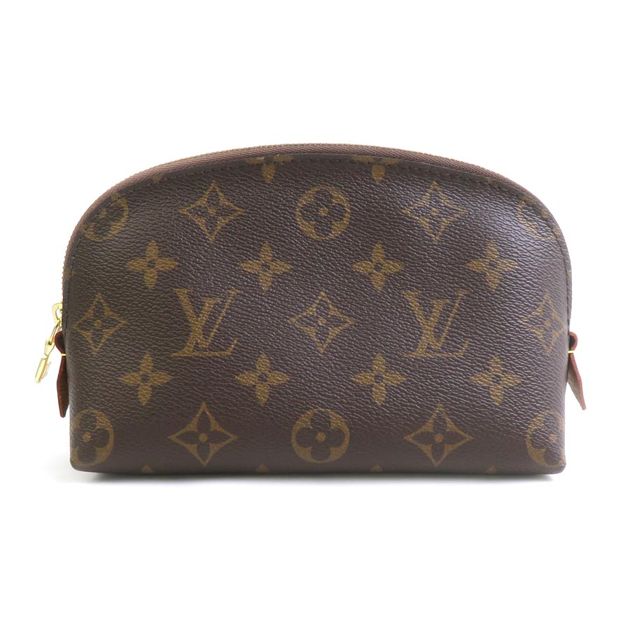 ルイ ヴィトン LOUIS VUITTON 合切袋 モノグラム ポシェット コスメティック モノグラム帆布 赤銅色 レディース M47515 貨物輸送無料【中古】 r11160k