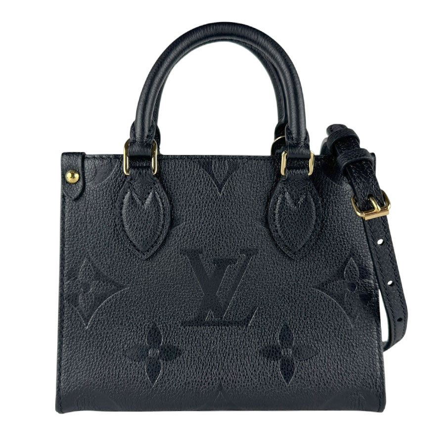 ルイ ヴィトン LOUIS VUITTON ハンドバッグ ショルダーバッグ モノグラム アンプラント オンザゴーBB モノグラムアンプラント ノワール レディース M46993 送料無料【中古】 z9625|ブランドバリュー