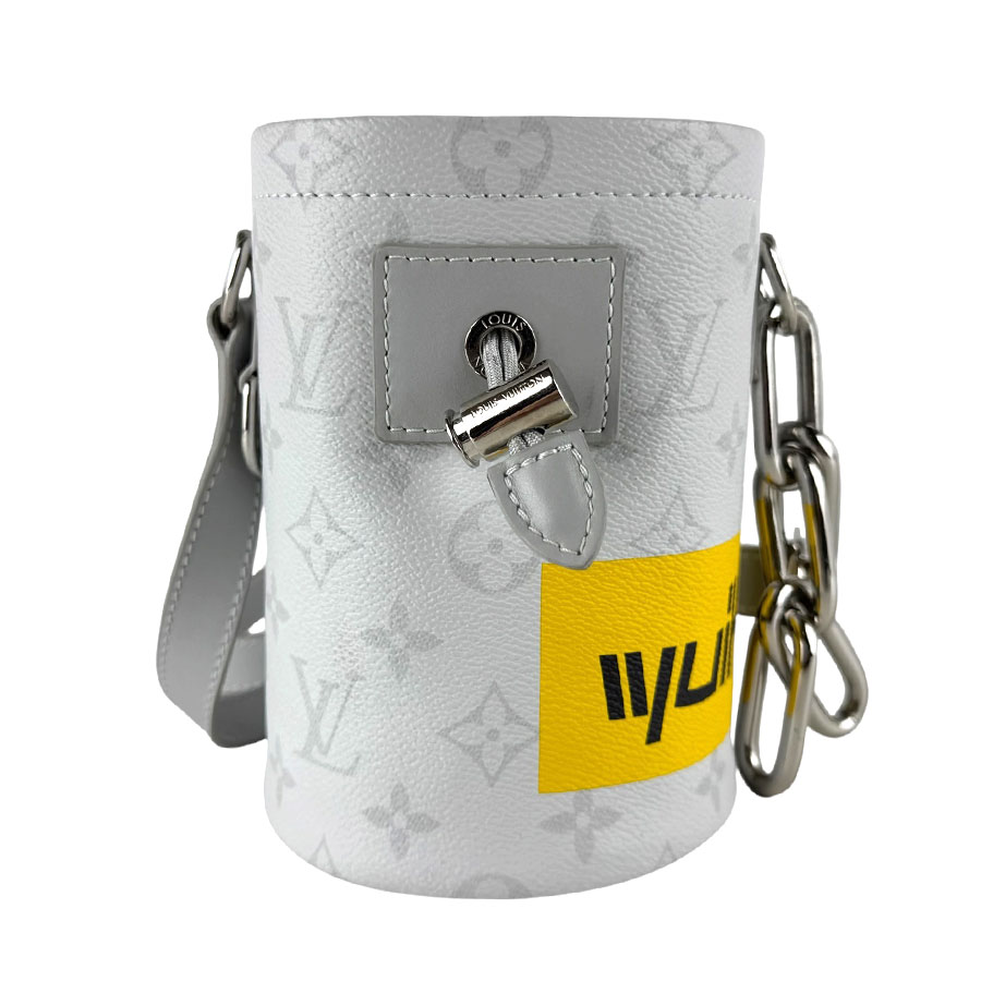 ルイ ヴィトン LOUIS VUITTON ショルダーバッグ 白いこと モノグラム チョークナノバッグ モノグラム帆布 白いこと メンズ M44631 貨物輸送無料【中古】 z9680