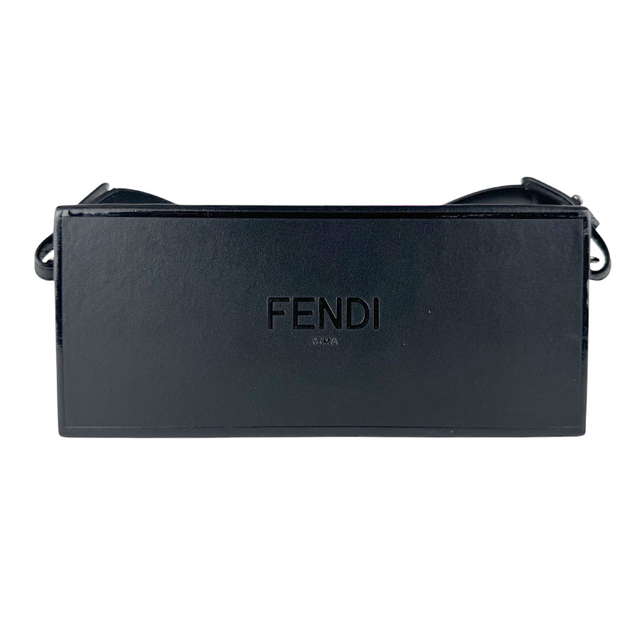 フェンディ FENDI ショルダーバッグ なめし革 黒いこと メンズ 7VA520-AFB3 貨物輸送無料【中古】 z9848