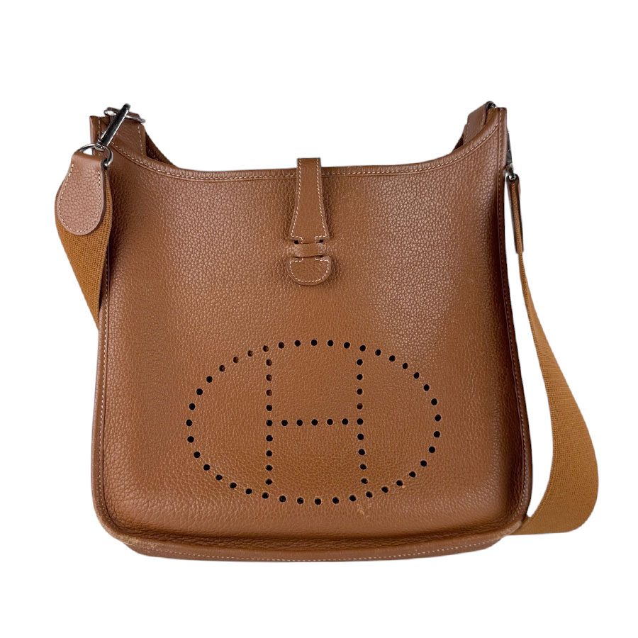 エルメス HERMES ショルダーバッグ エヴリン1 PM トリヨンクレマンス ゴールド レディース 貨物輸送無料【中古】 z9876