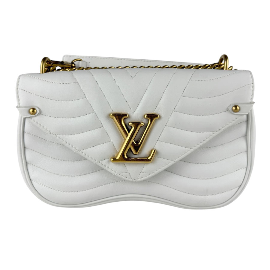 ルイ ヴィトン LOUIS VUITTON ショルダーバッグ 前衛派 チェーン店御徒面子MM なめし革 白いもの レディース M51945 貨物輸送無料【中古】 z9888