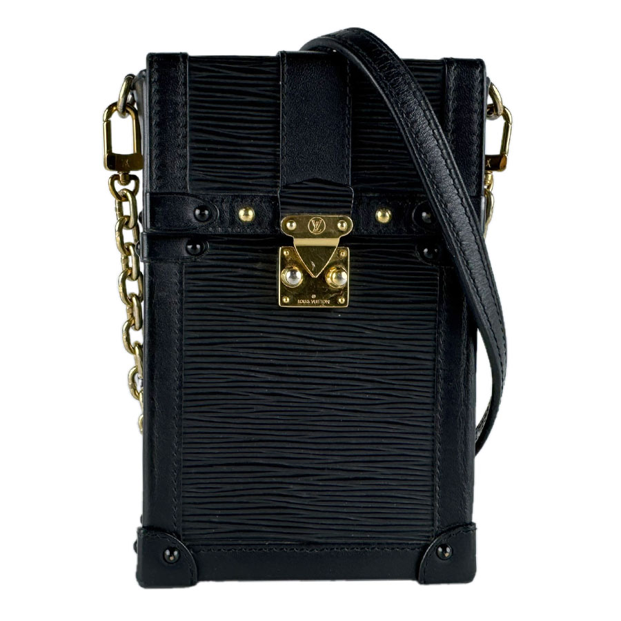 ルイ ヴィトン LOUIS VUITTON ショルダーバッグ エピ ポシェット ブート ヴェルティカル エピレザー 黒いこと ゴールド レディース M67871 貨物輸送無料【中古】 z9974