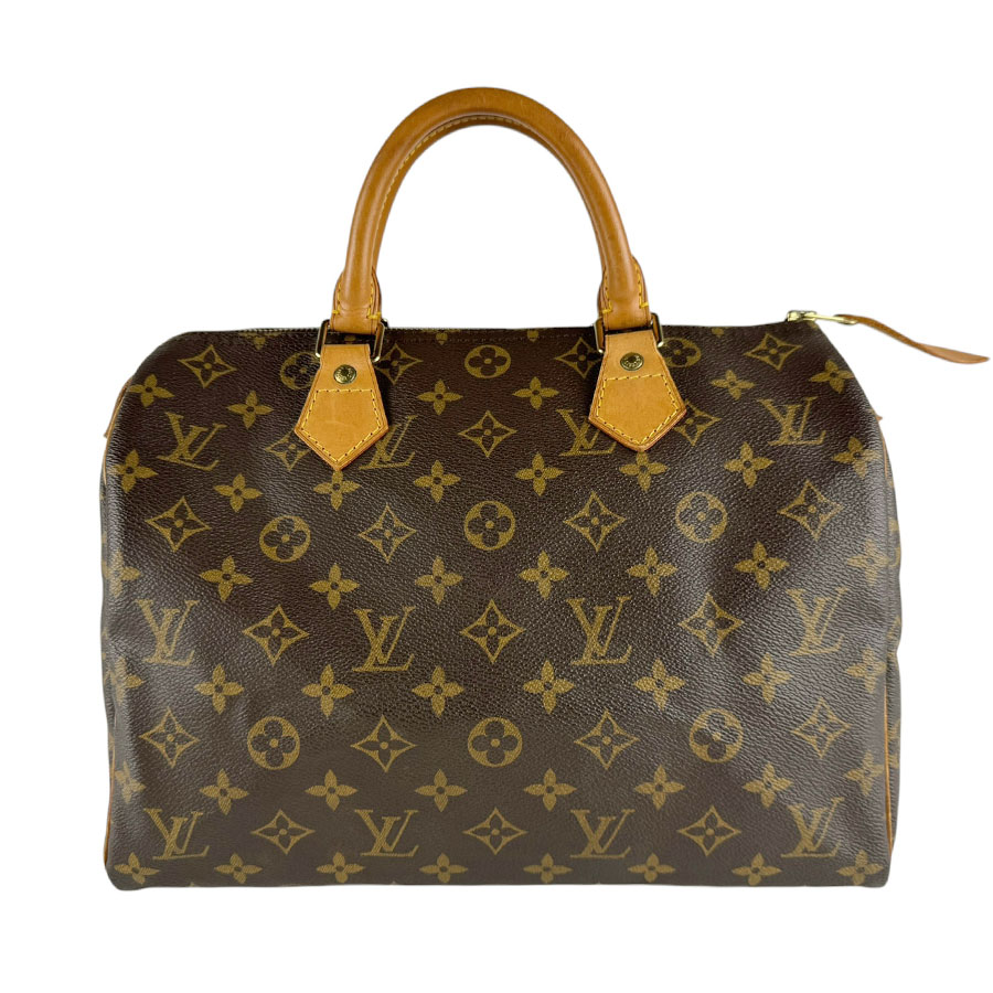 ルイ ヴィトン LOUIS VUITTON ハンドバック モノグラム スピーディ30 モノグラム帆布 赤銅色 レディース M41526 貨物輸送無料【中古】 z10023