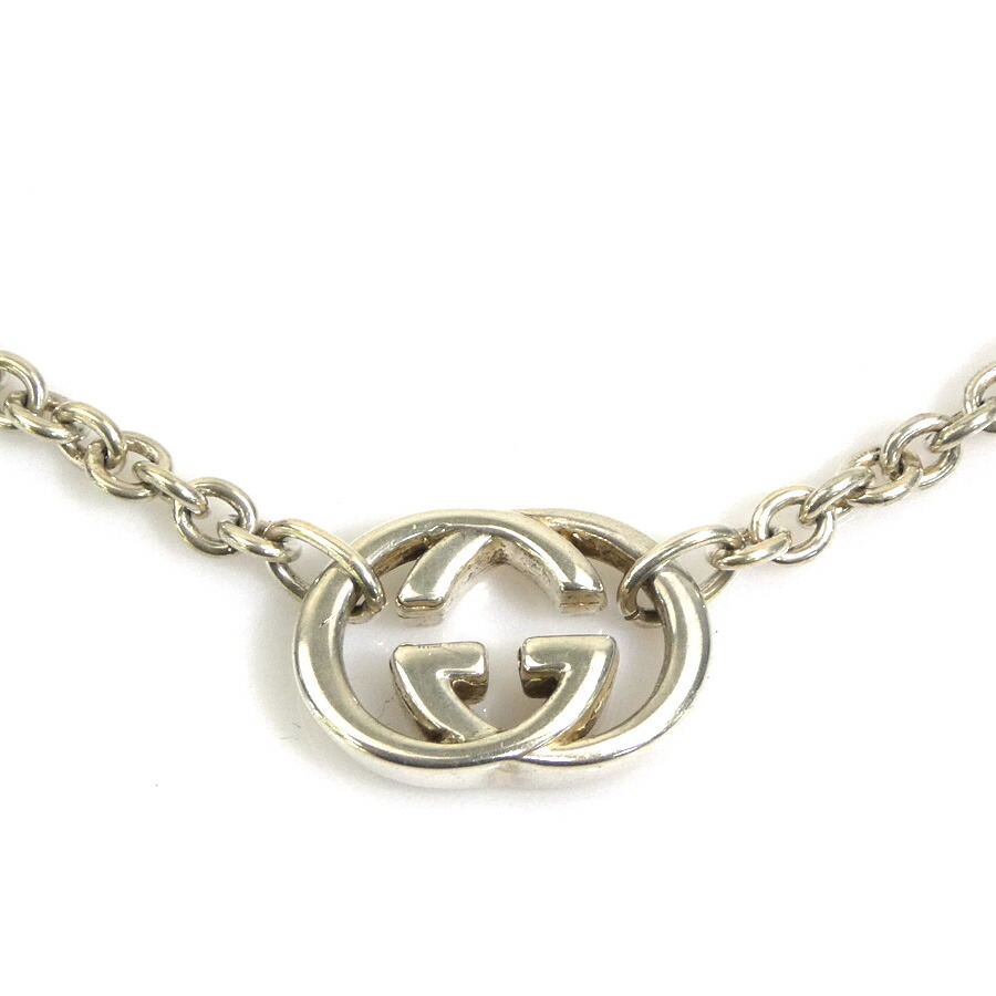 グッチ GUCCI 首飾り しろがね色925 しろがね色 メンズ 貨物輸送無料【中古】 h32275k