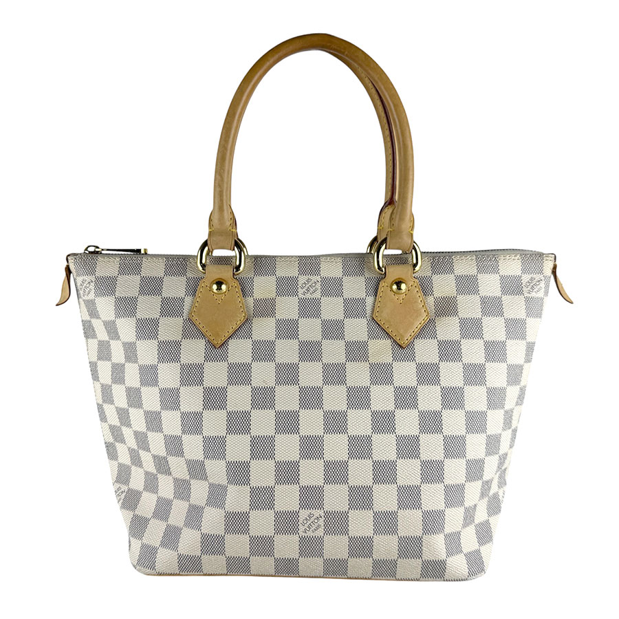 ルイ ヴィトン LOUIS VUITTON ハンドバック ダミエ アズール サレヤPM ダミエアズールキャンバス 象牙色 レディース N51186 貨物輸送無料【中古】 z10044