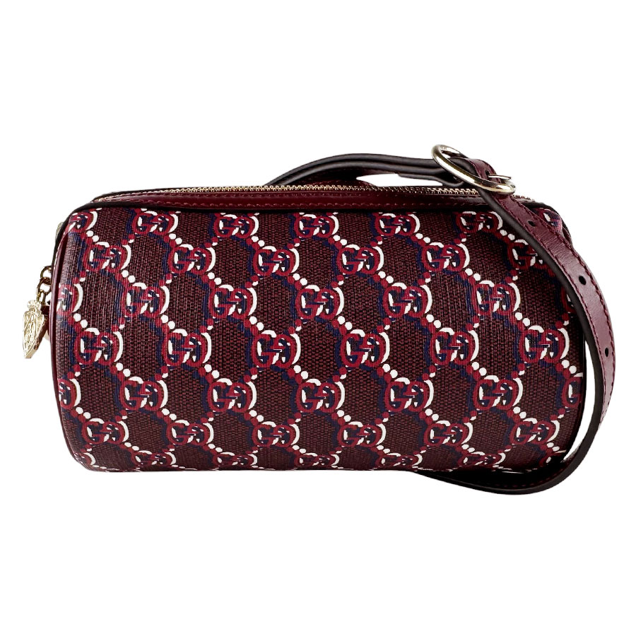 グッチ GUCCI ショルダーバッグ レザー ボルドー ユニセックス 796231 送料無料【中古】 z10270|ブランドバリュー