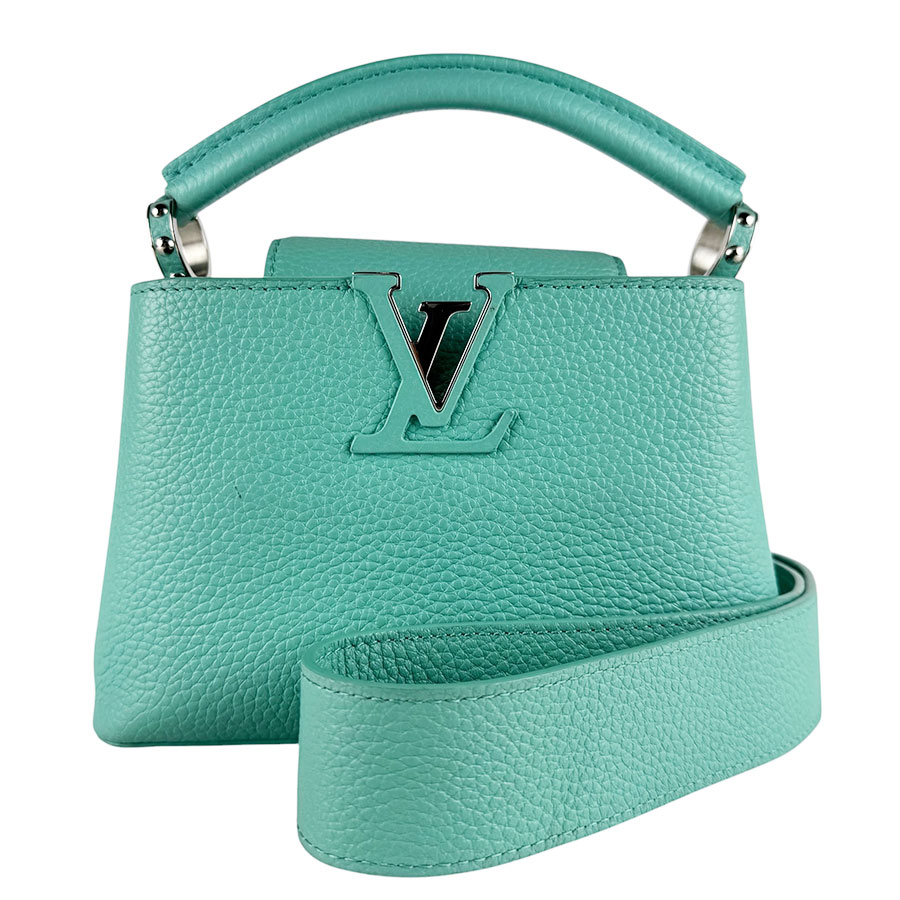 ルイ ヴィトン LOUIS VUITTON ハンドバッグ ショルダーバッグ カプシーヌMINI レザー マイアミグリーン レディース M56754 送料無料【中古】 z10302|ブランドバリュー