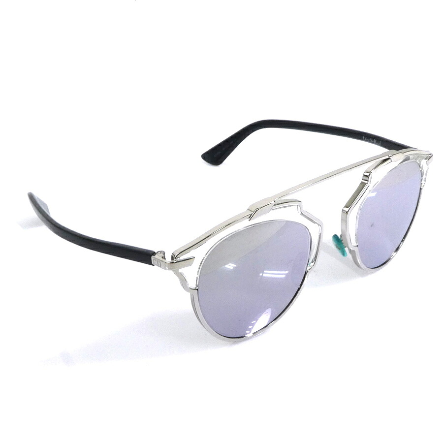 クリスチャンディオール Christian Dior サングラス メタル ブラック/シルバー ユニセックス 送料無料【中古】 r11313r｜ブランドバリュー