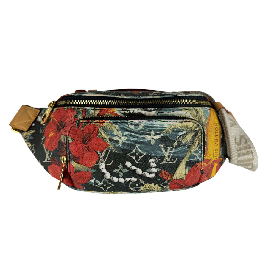 ルイ ヴィトン LOUIS VUITTON ウエストバッグ モノグラム サーフィン ラッシュ バムバッグ PVCコーティングキャンバス マルチカラー メンズ M24992 送料無料【中古】 z10530｜ブランドバリュー