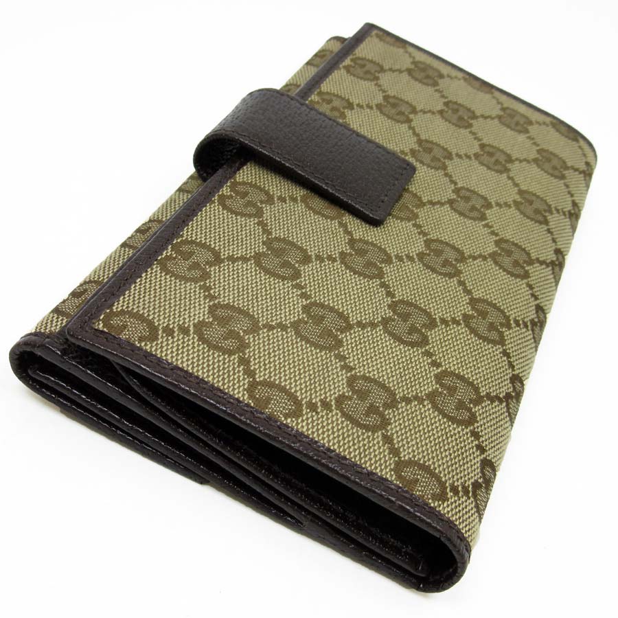 BrandValue Gucci  GUCCI  W hook folio  long wallet GG 