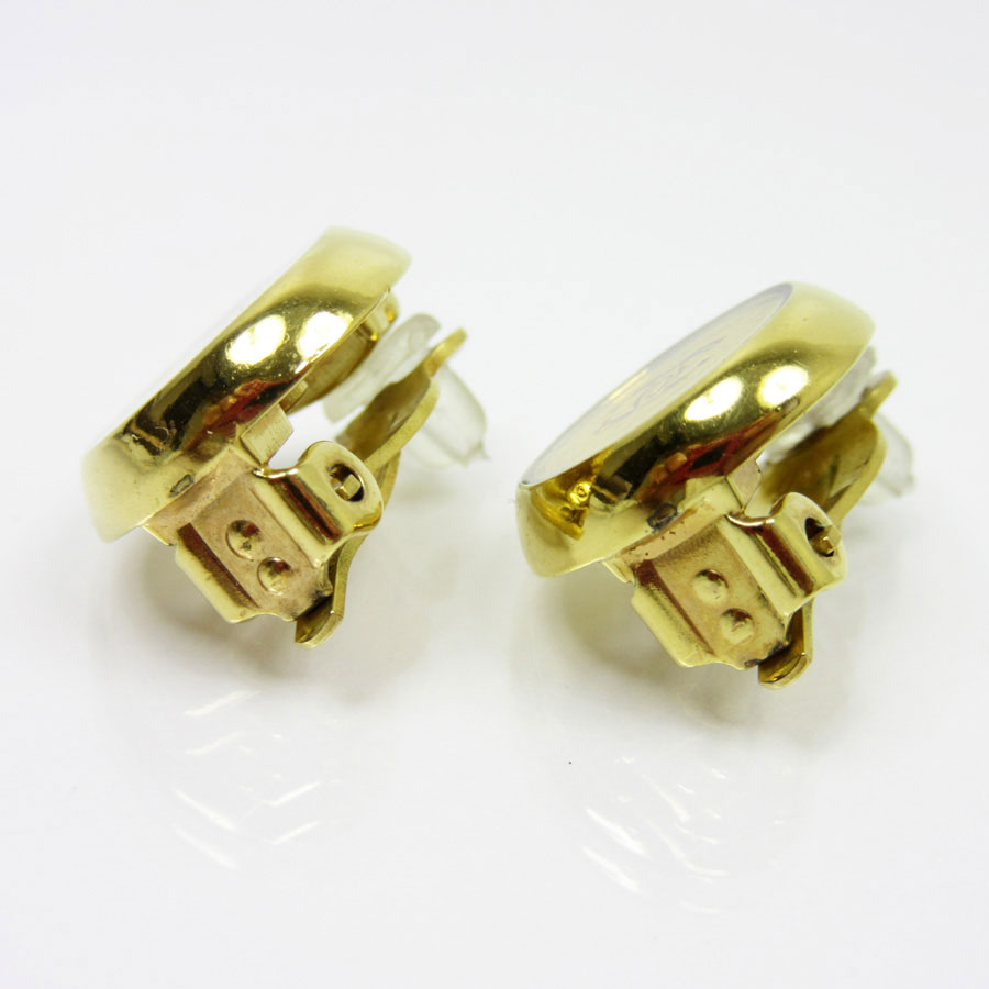 Brandvalue Rakuten Global Market Chanel Earrings Here Mark Chanel Earrings Here Mark Gold Metal Material Constant Er Pority Lady S Men T10262