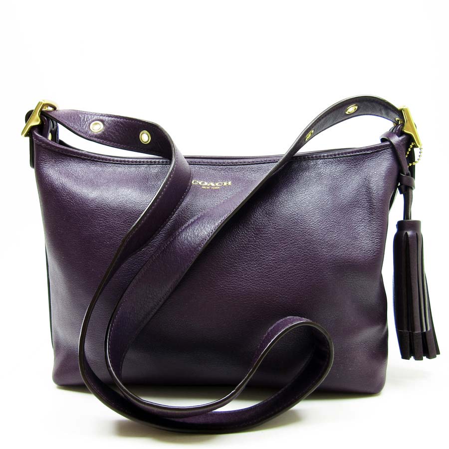 Take Coach Slant Shoulder Bag Dark Purple Leather Constant Er Pority Lady S H13526 Take Coach Slant Shoulder Bag Dark Purple Leather Constant Er Pority Lady S H13526