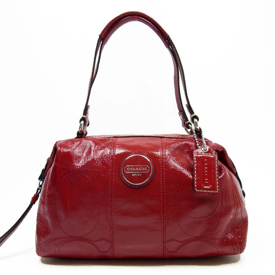 BrandValue: Coach COACH handbag red patent leather constant seller