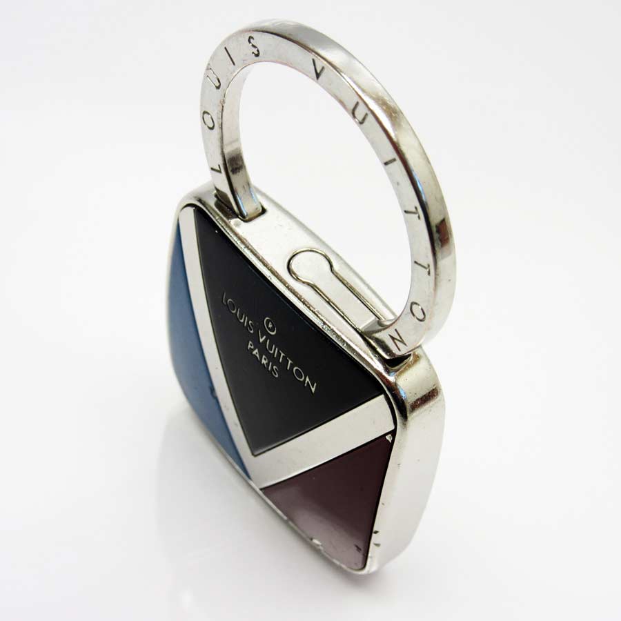 BrandValue: Louis Vuitton Louis Vuitton key ring key ring Gaston V twist black x wine red x blue ...