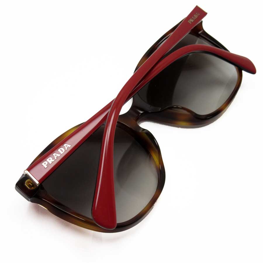 prada sunglasses red frame