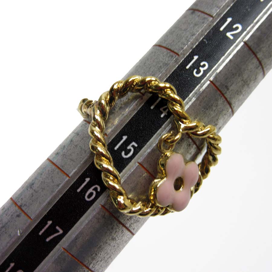 BrandValue: Louis Vuitton Louis Vuitton ring ring Bergh cool sweet monogram gold x pink metal ...