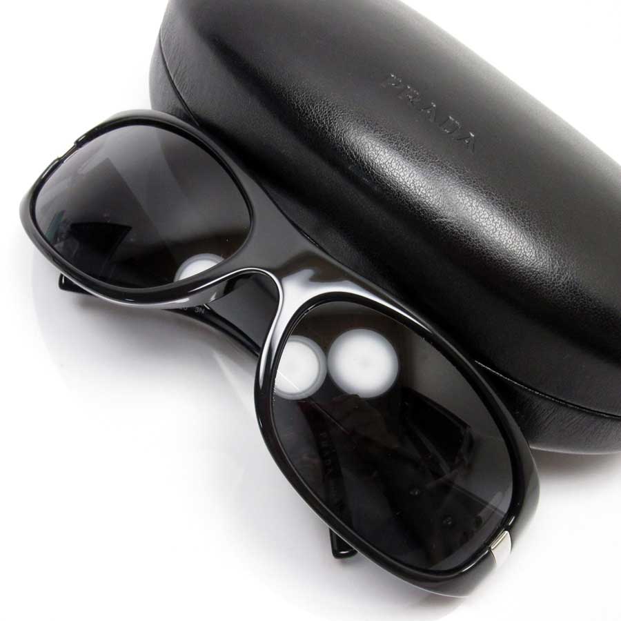 Brandvalue Prada Sunglasses 67 18 120 Frame Temple Basic Popularity Used Prada Sunglasses 67 18 120 Lady S Men Frame Temple Black X Silver Lens Plastic Metal Material