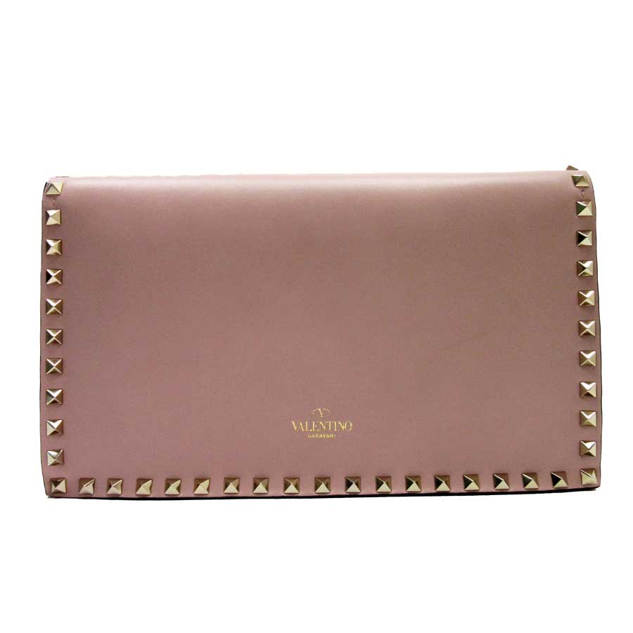 valentino studded clutch bag