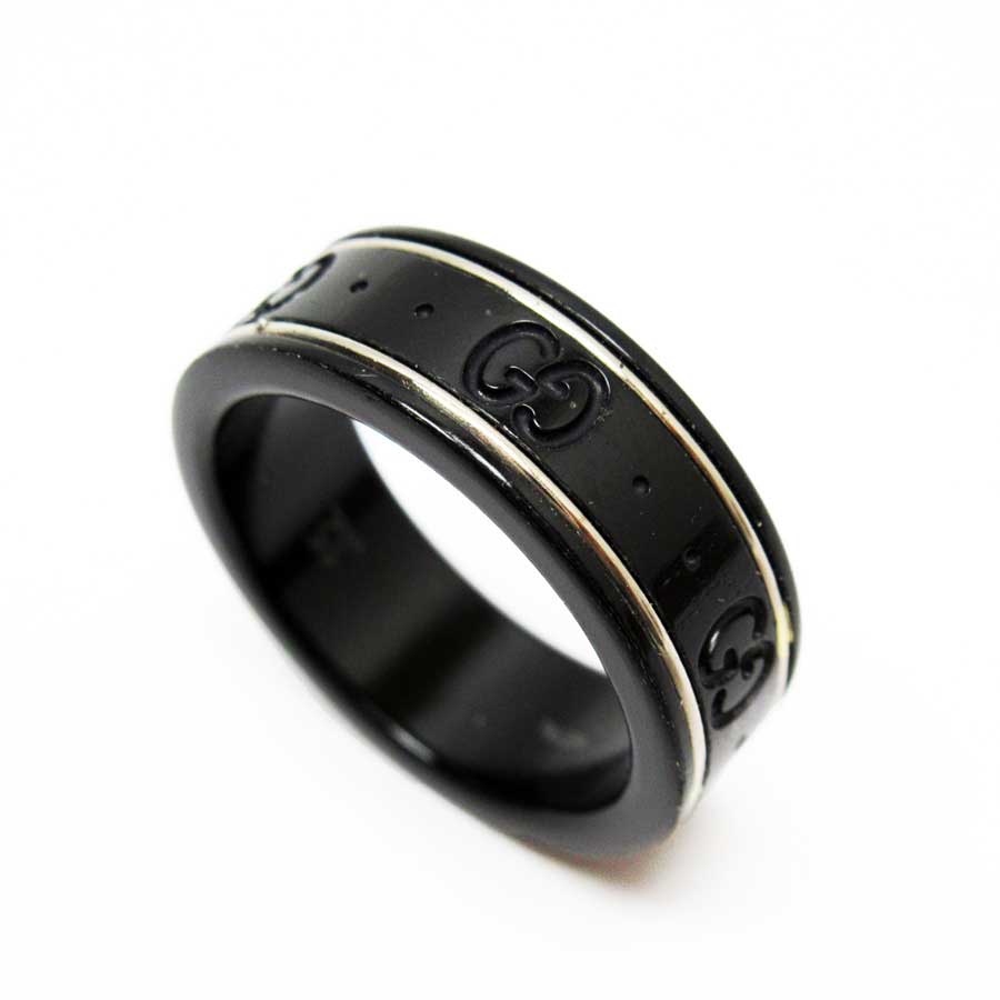 gucci black ring mens
