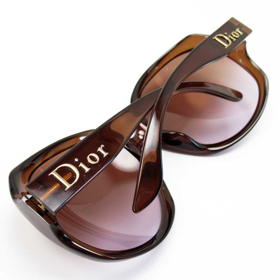 クリスチャンディオール Christian Dior サングラス 62 125 フレーム テンプル クリアブラウン レンズ ブラウン Dior プラスチック Christian レディース 125 中古 定番人気 H ブランドバリュークリスチャンディオール サングラス 62 125