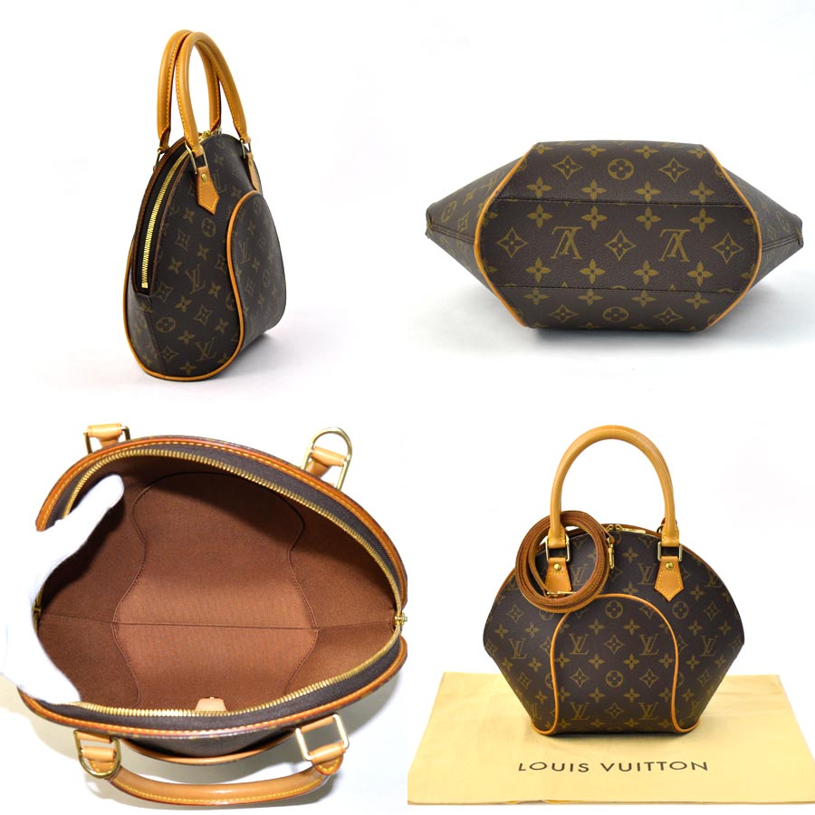 Brandvalue Louis Vuitton Handbag Shoulder Bag 2way Louis Vuitton Handbag Shoulder Bag 2way Monogram Ellipse Pm Brown System Canvas Constant Er Pority