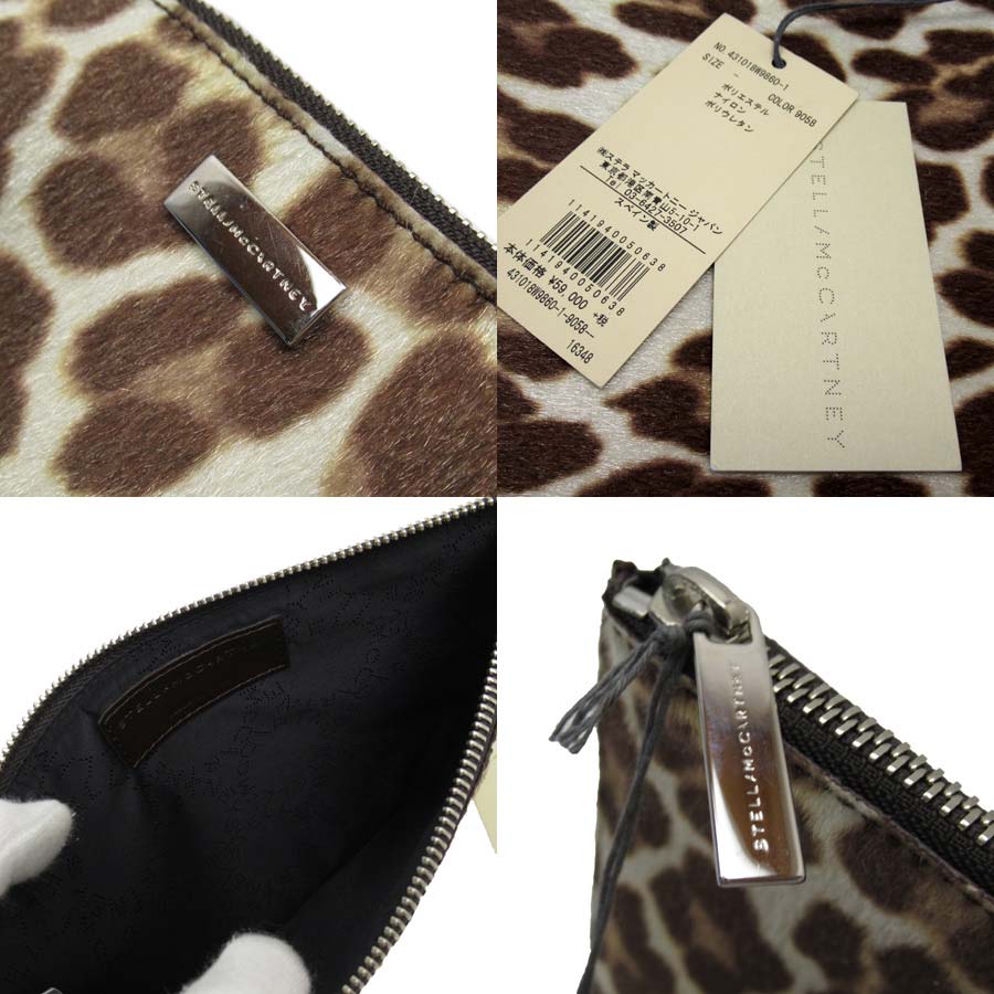 楽天市場 新品同様 ステラマッカートニー Stella Mccartney ポーチ マルチケース ブラウンxゴールドxシルバー ハラコ レディース 中古 Ha ブランドバリュー