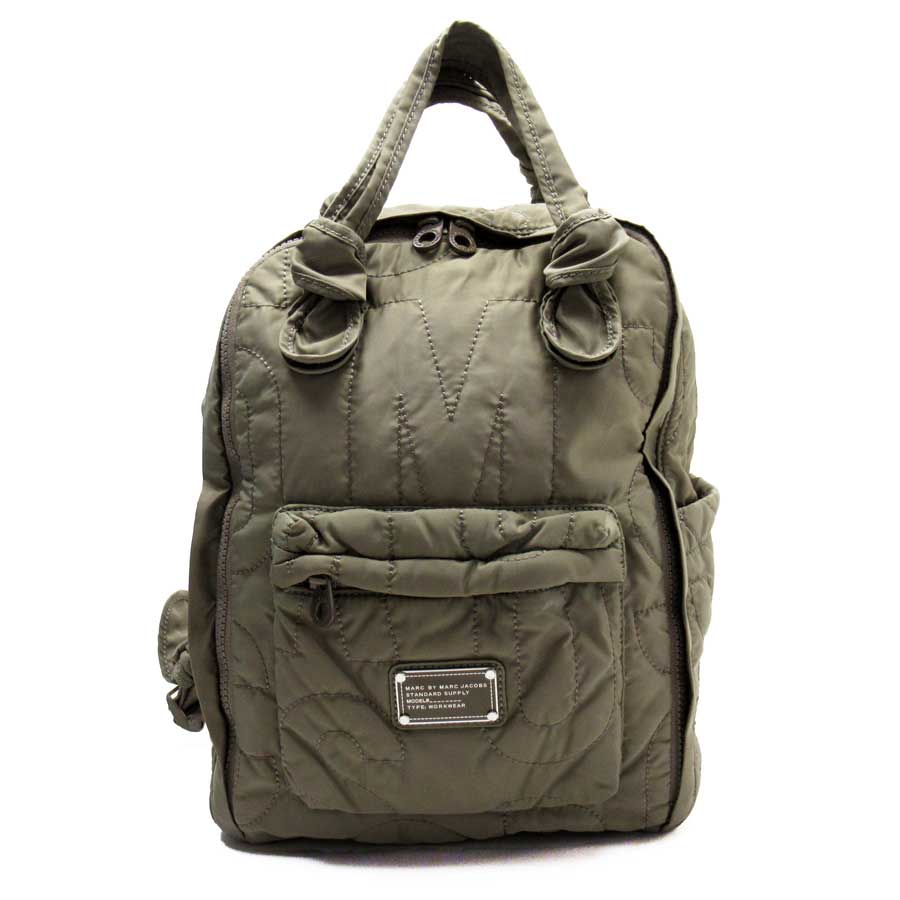 マークバイマークジェイコブス Marc By Marc Jacobs リュックサック バックパック グレー系 ナイロン 中古 定番人気 Ta Smartnewsline Com