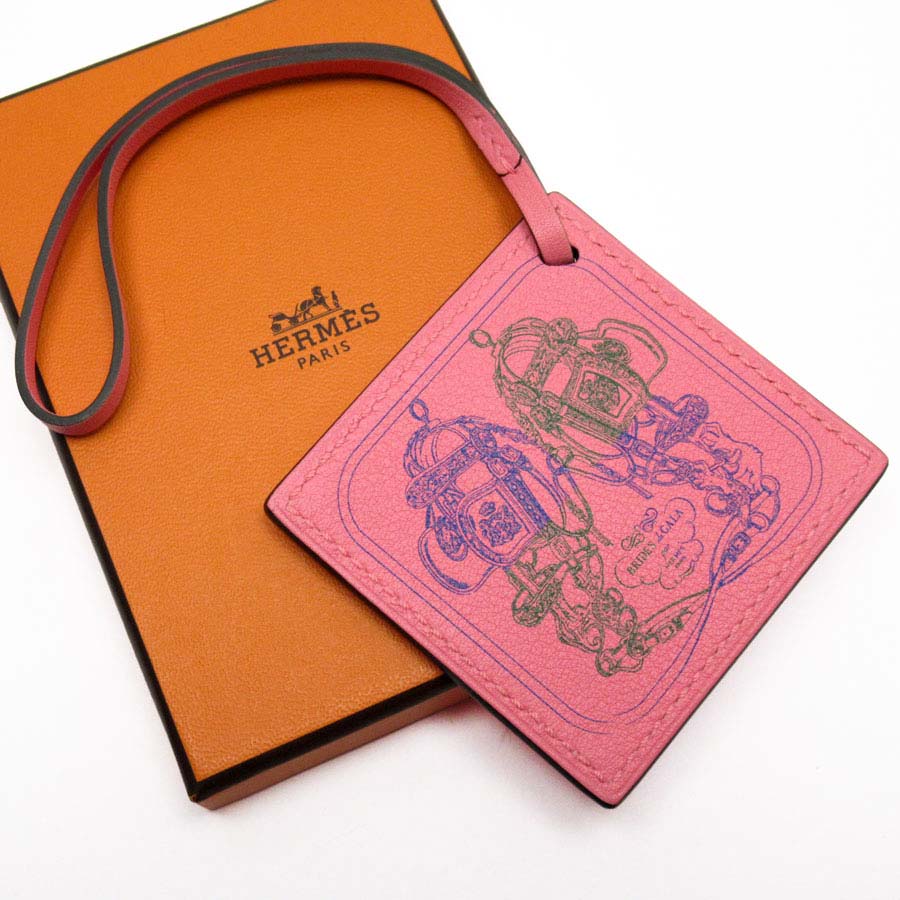エルメス HERMES チャーム カレナノ ローズエテ ヴォースイフト - h28199f