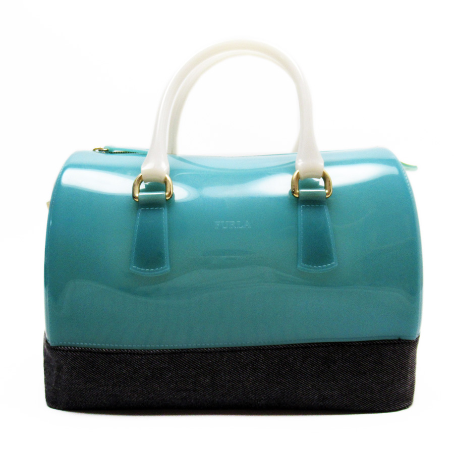 楽天市場】フルラ FURLA ハンドバッグ キャンディ オレンジ PVC 【中古