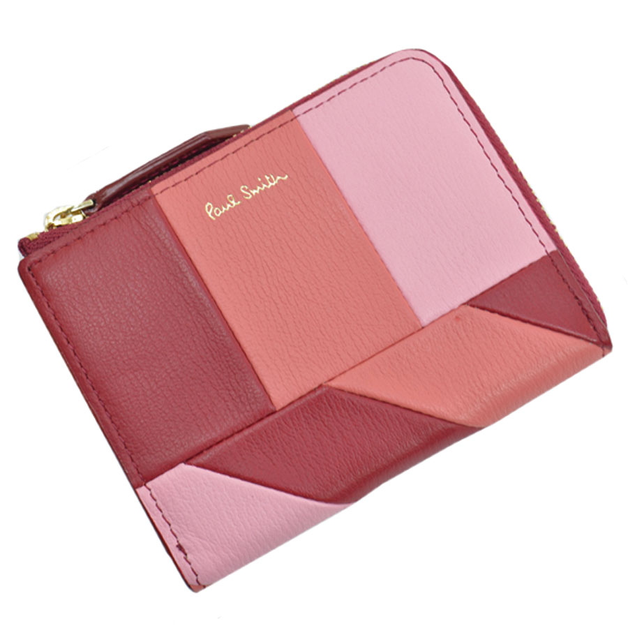 ポールスミス Paul Smith コインケース レッド ピンク サーモンピンク レザー 小銭入れ カードケース レディース 値下げ商品 中古 定番人気 a Fmcholollan Org Mx