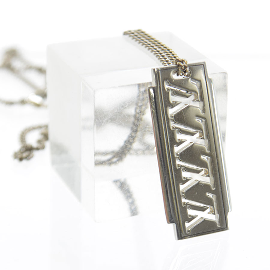 ルイヴィトン Louis Vuitton ネックレス シルバー トップ メタリック系 チェーン 金属素材 ペンダント レディース メンズ 中古 定番人気 R24a Hprings Co Uk