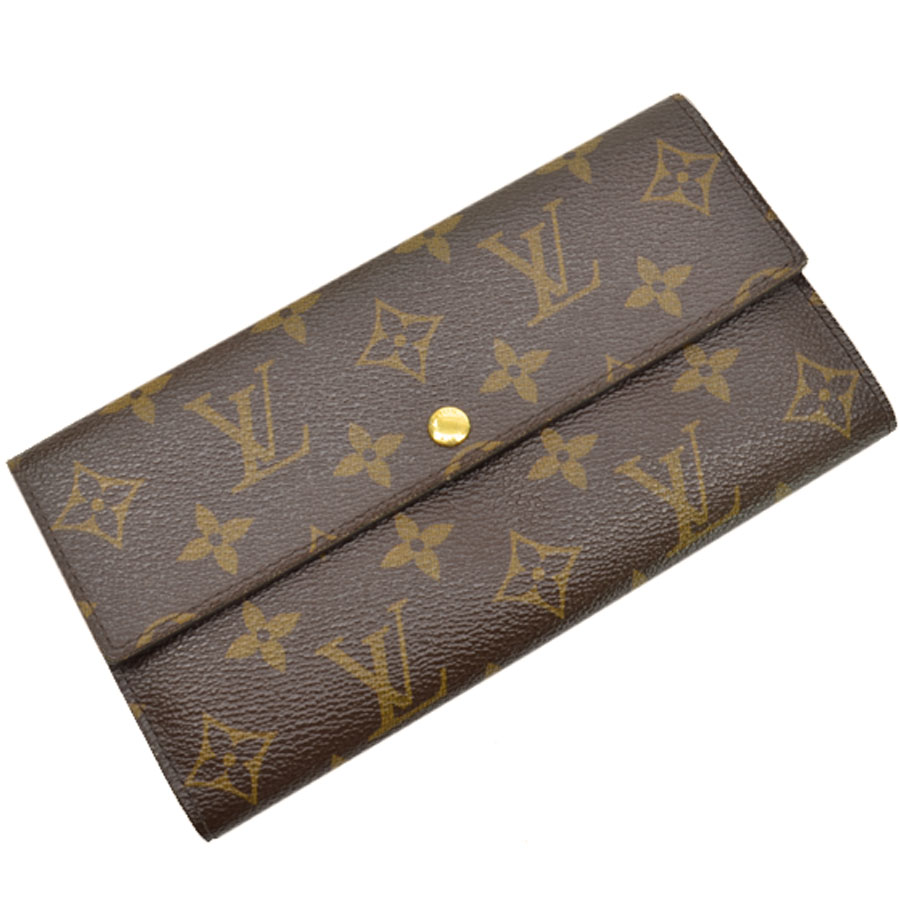 楽天市場 ルイヴィトン Louis Vuitton 二つ折り長財布 モノグラム ポルトフォイユ サラ ブラウン モノグラムキャンバス レディース メンズ M 中古 定番人気 S0694 ブランドバリュー