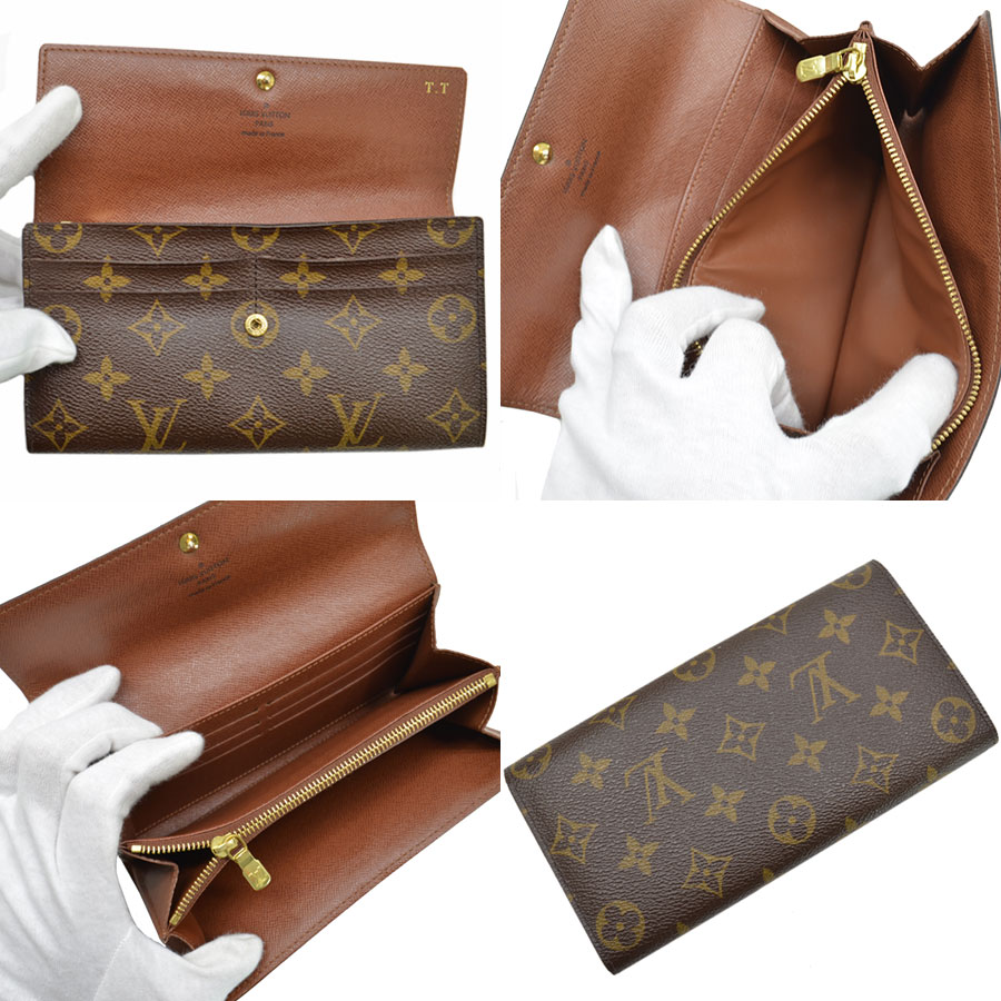 楽天市場 ルイヴィトン Louis Vuitton 二つ折り長財布 モノグラム ポルトフォイユ サラ ブラウン モノグラムキャンバス レディース メンズ M 中古 定番人気 S0694 ブランドバリュー