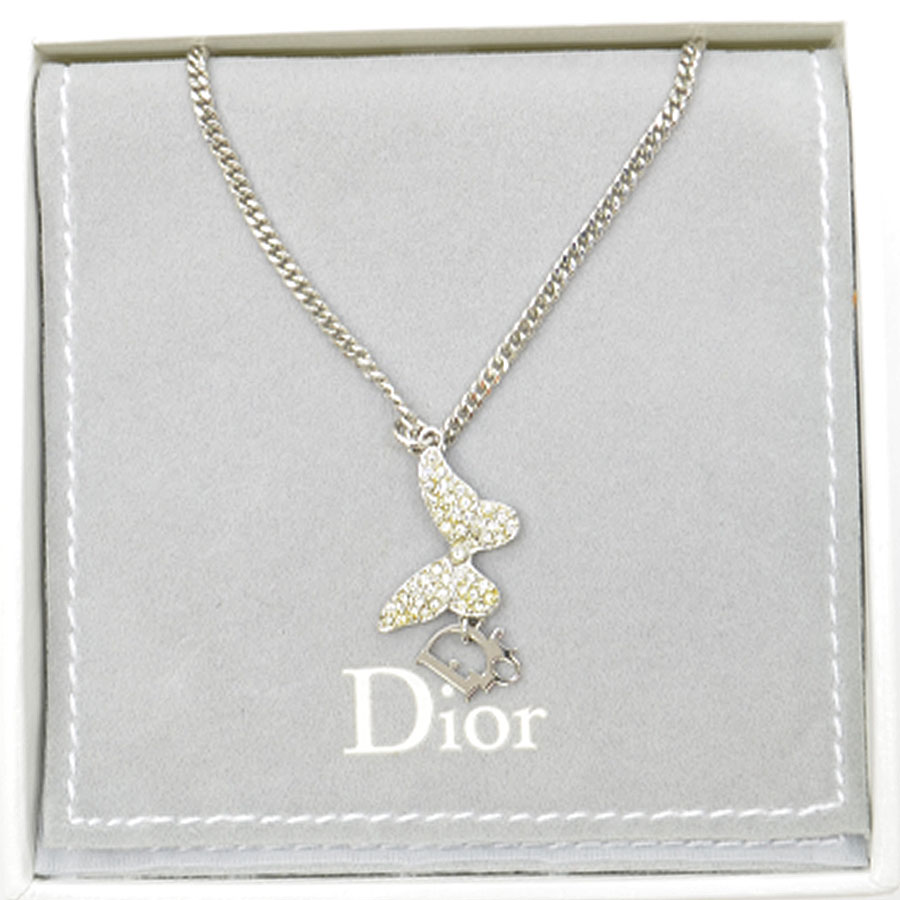 クリスチャンディオール Christian Dior ネックレス 銀鼠 メタール元種 レディース 中古 おすすめ f Earthkitchen Ph