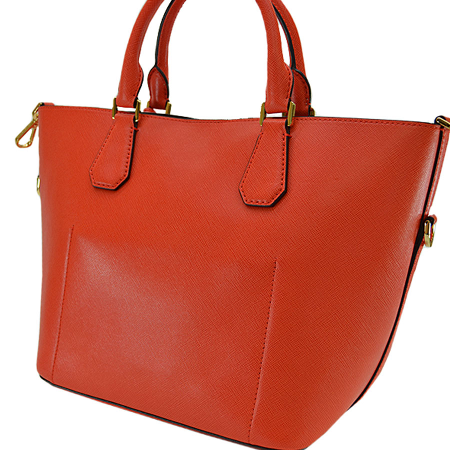 Brandvalue Take A Pro Michael Kors Handbag Red Orange Basic Pority Used Take Michael Kors Handbag Slant A Pro Shoulder Bag 2way Lady Thread Orange X Gold Leather Metal Material