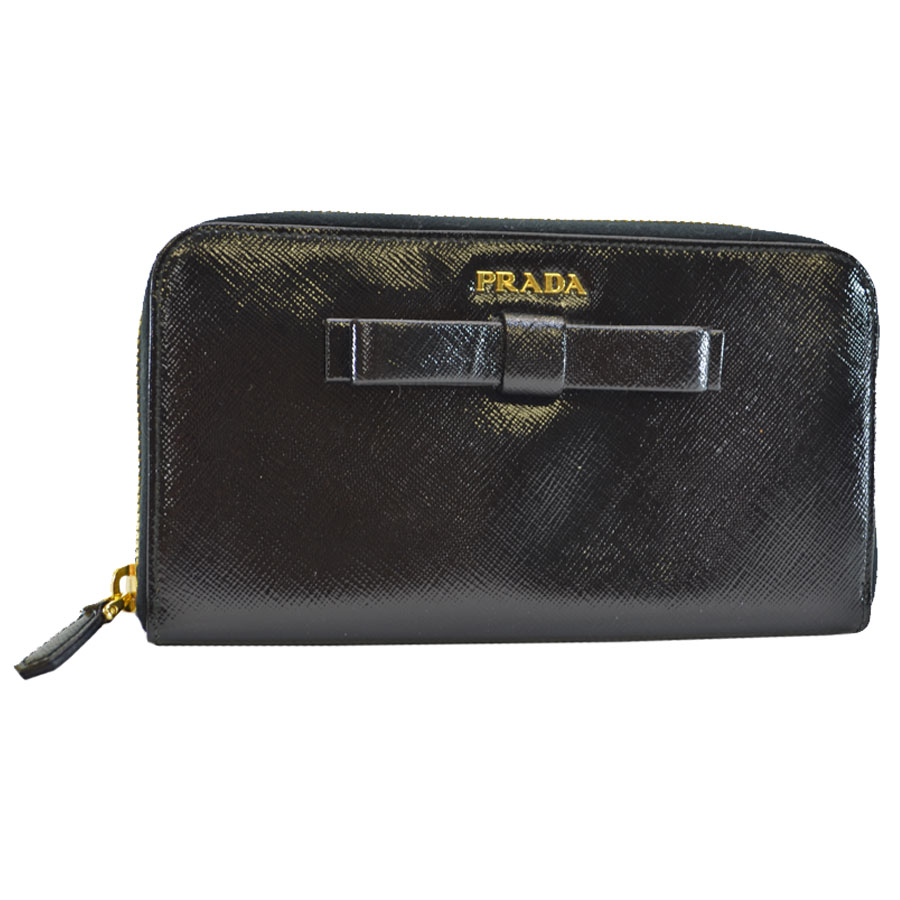 PRADA - 美品✨ プラダ ラウンドファスナー長財布 ML506 2CET ピンク