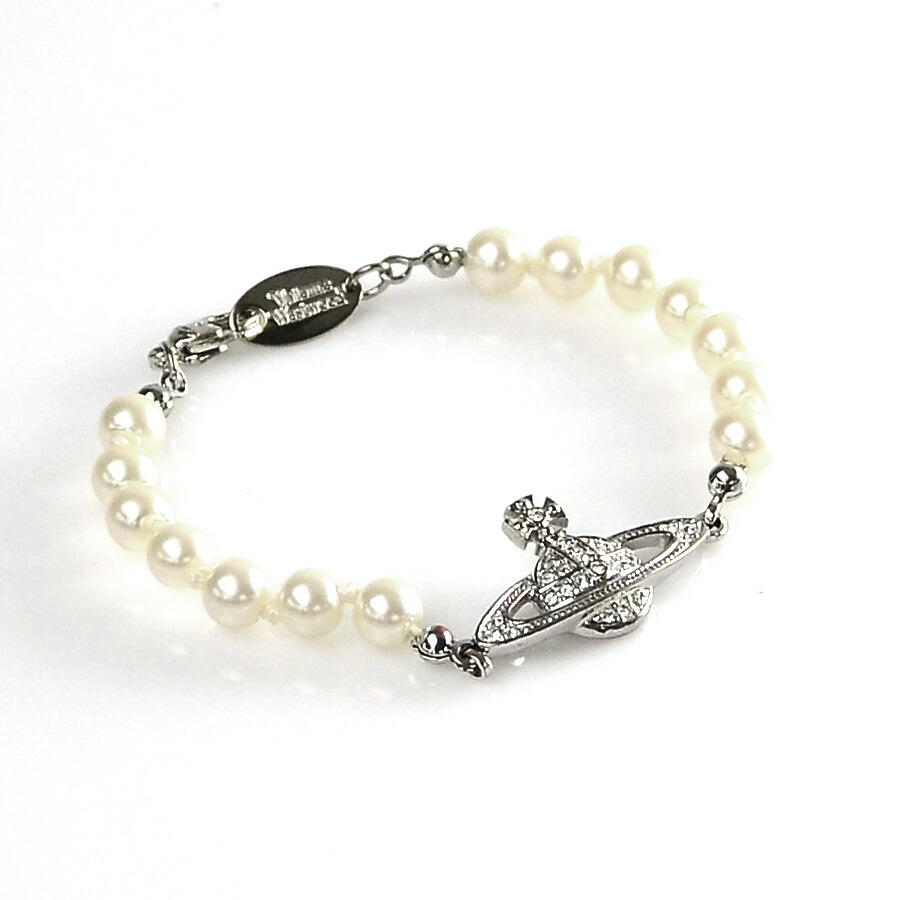 Vivien Waist Wood Vivienne Westwood Bracelet Aube Pearl White X Silver Fake Metal Material Stone Lady S Y11994 Vivien Waist Wood Vivienne Westwood Bracelet Aube Pearl White X Silver Fake Metal Material Stone Lady S Y11994