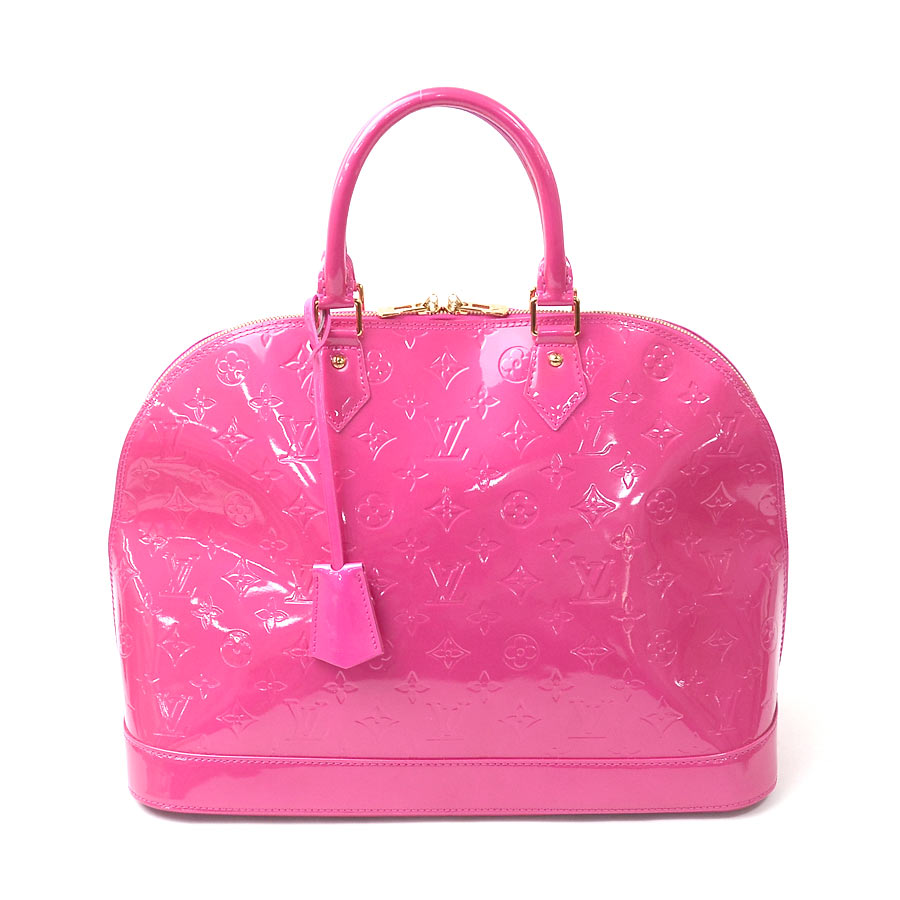 BrandValue: Louis Vuitton Louis Vuitton handbag monogram ヴェルニアルマ GM Rose pop (pink) patent ...