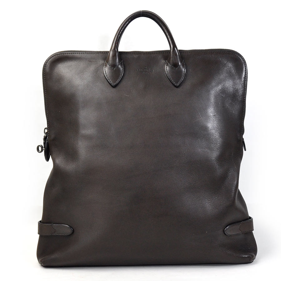 Brandvalue Leather Men 94 279 Of Louis Vuitton Basic Pority Used Leather Of Louis Vuitton 2010 Kebab Wrist Ting Handbag Men Brown In The Fall And Winter Line
