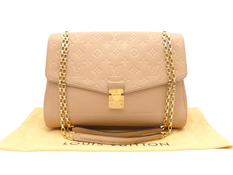 Louis Vuitton Bag Monogram Amplifier Lunt Empreinte Saint Germain Mm Beige Gold X Metal Ings