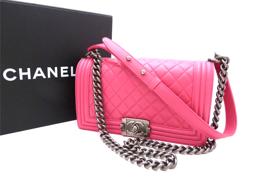 Brandvalue Chanel Bag Here Mark Boy Le Chanel Bag Here Mark Boy Le Shocking Pink Lambskin Leather Basic Por Super Beautiful Article Recommended