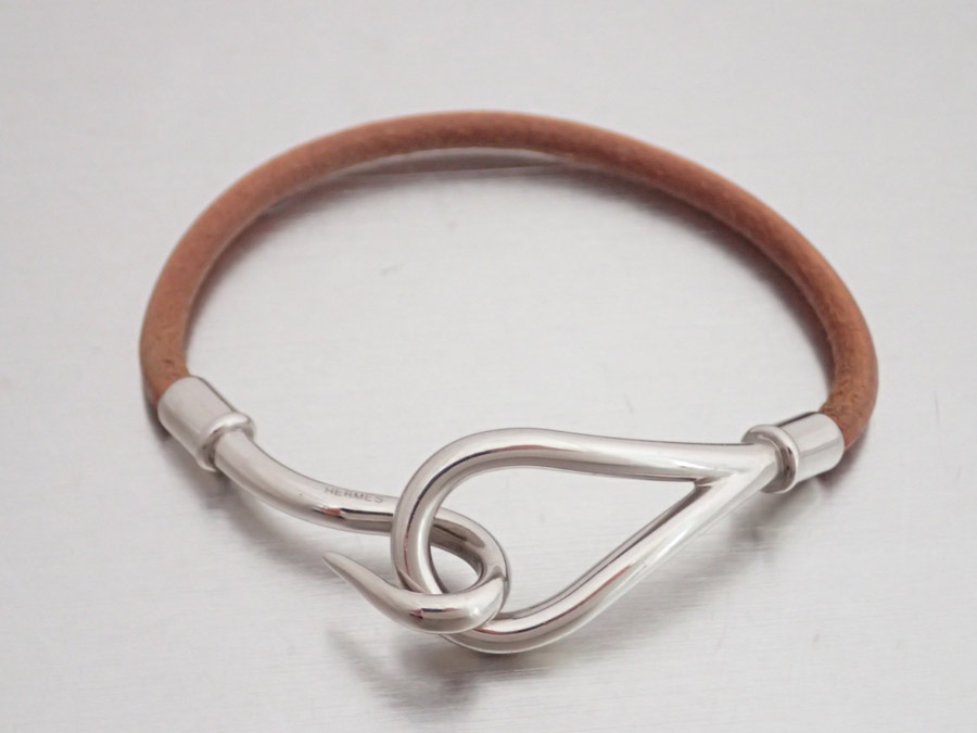 楽天市場 エルメス Hermes ブレスレット ジャンボブレス ブラウンxシルバー金具 レザーx金属素材 バングル レザーブレス レディース メンズ 中古 おすすめ 31 ブランドバリュー