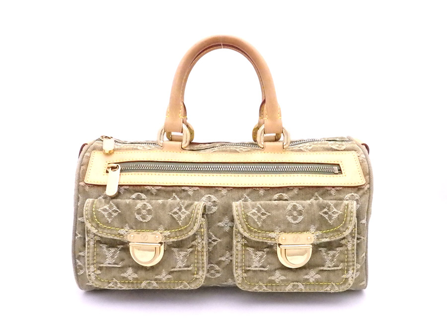 Brandvalue Louis Vuitton Bag Monogram Muneo Denis Basic Pority Used Louis Vuitton Monogram Muneo Denis Sdy Bag Handbag Mini Boston Lady S Riken Green X Brown Gold Metal