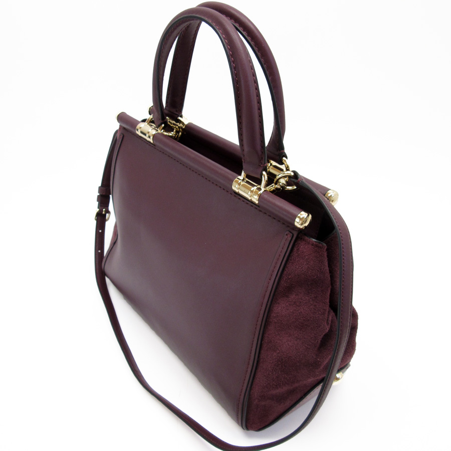 BrandValue: Coach COACH handbag shoulder bag 2Way bag dark purple