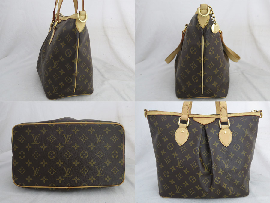 BrandValue: Louis Vuitton Louis Vuitton 2Way bag monogram Palermo PM brown x gold metal fittings ...